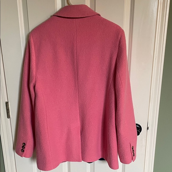 Boden Bella Barbie Pink Wool Blend Blazer, Size 16//18R - Picture 3 of 6
